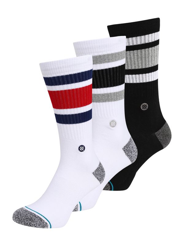 Stance Stance Спортни чорапи  сив меланж / огнено червено / черно / бяло