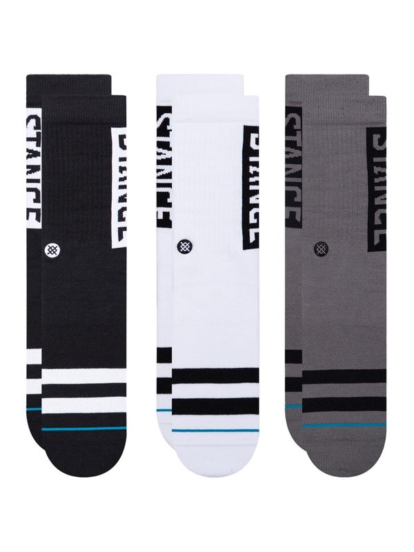 Stance Stance Спортни чорапи 'The OG'  тъмносиво / черно / бяло