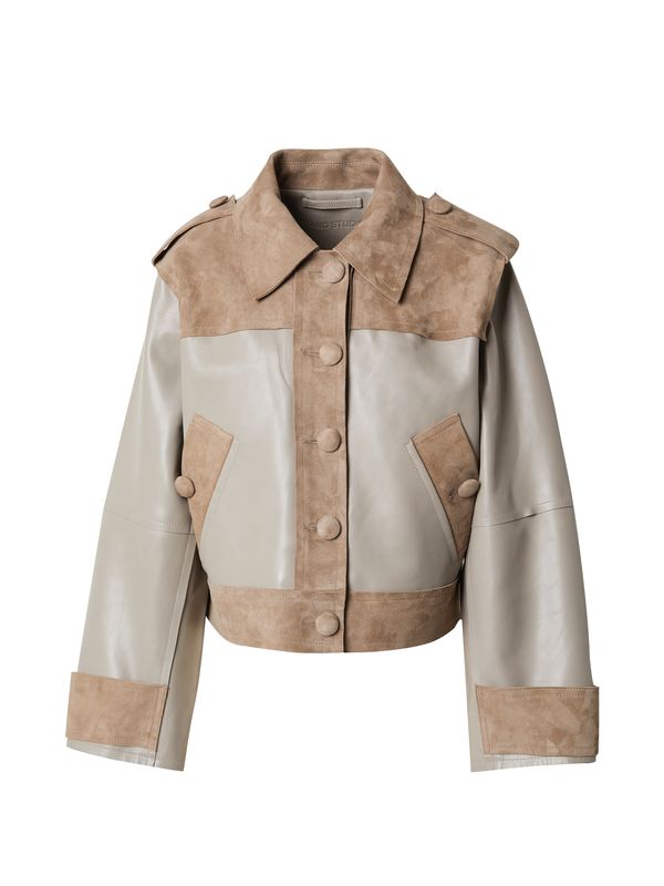 STAND STUDIO STAND STUDIO Преходно яке 'Corinne'  камел / тъмнобежово