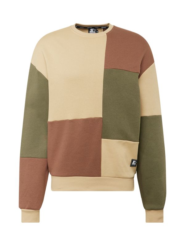 Starter Black Label Starter Black Label Суичър  бежово / тъмнокафяво / маслина