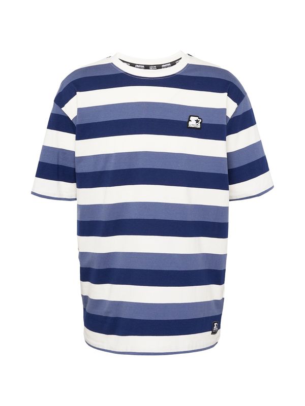 Starter Black Label Starter Black Label Тениска  морскосиньо / опушено синьо / бяло