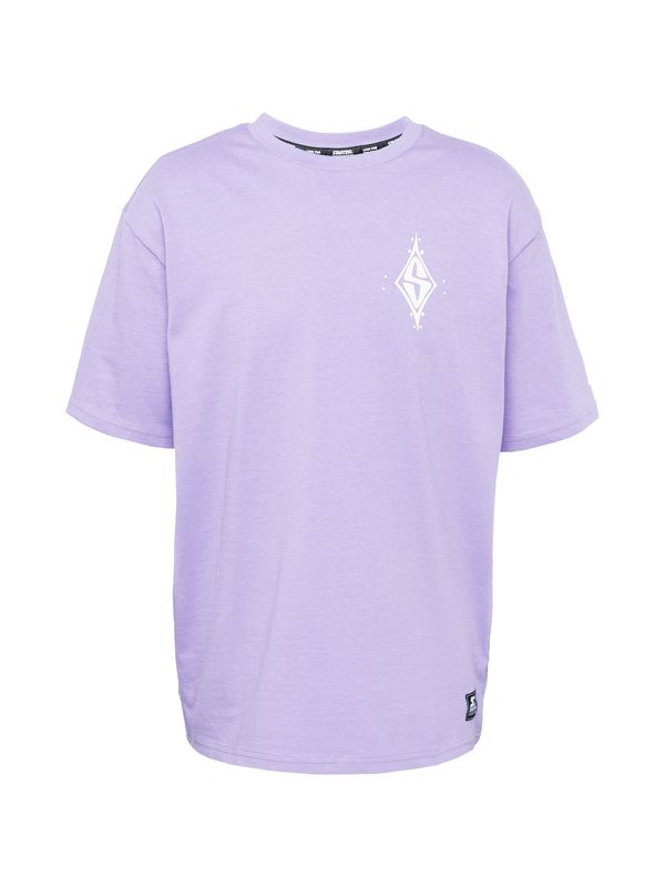 Starter Black Label Starter Black Label Тениска 'Peak'  люляк / бяло