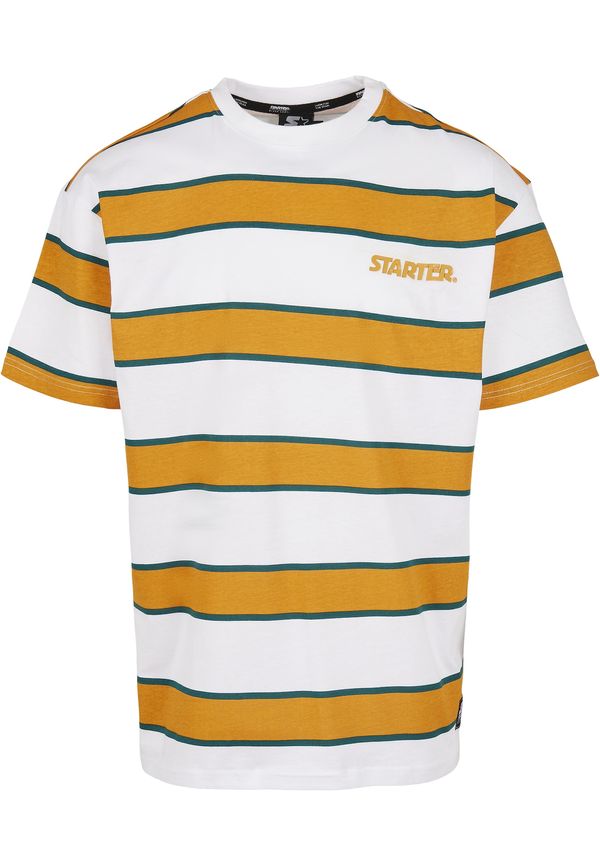 Starter Black Label Starter Black Label Тениска  тъмножълто / тъмнозелено / бяло