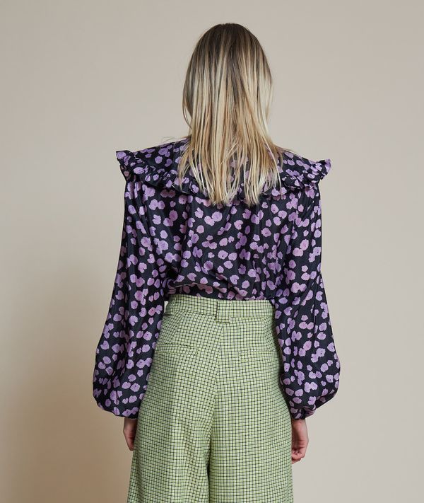 Stella Nova Stella Nova Блуза 'Tiggi'  лилав / черно