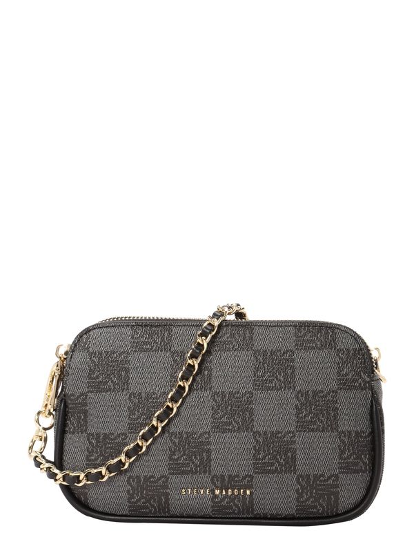 STEVE MADDEN STEVE MADDEN Чанта с презрамки 'BJUNI'  сиво / черно