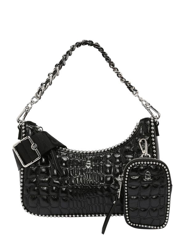 STEVE MADDEN STEVE MADDEN Дамска чанта 'BVITAL-3'  черно / сребърно