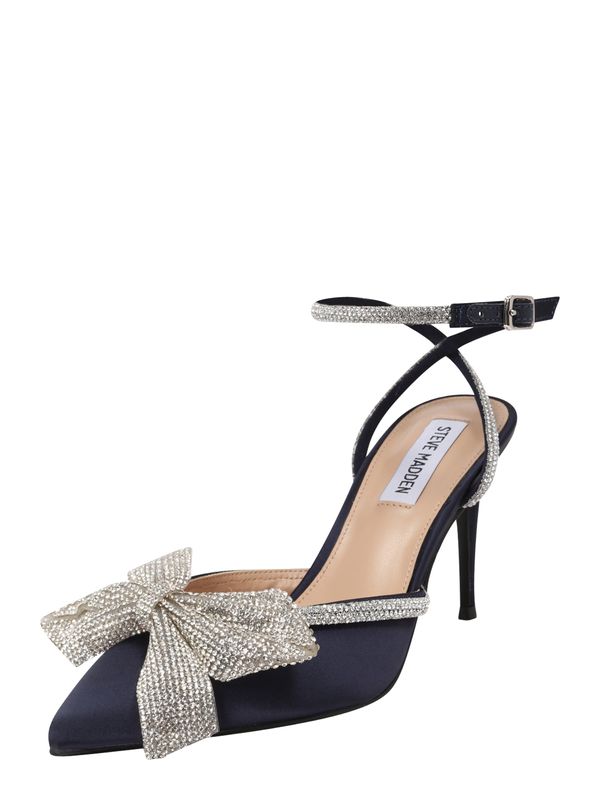 STEVE MADDEN STEVE MADDEN Дамски обувки на ток с отворена пета 'LUMINOSO'  нейви синьо / прозрачно