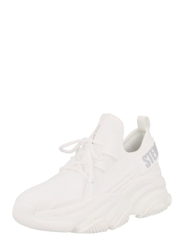 STEVE MADDEN STEVE MADDEN Ниски маратонки 'PROTÉGÉ'  сиво / бяло