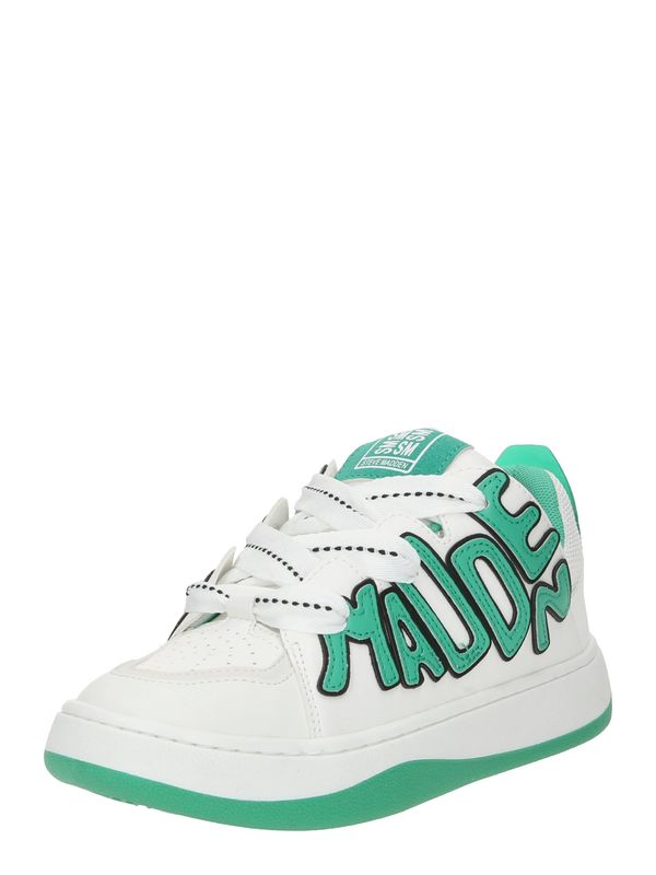 STEVE MADDEN STEVE MADDEN Ниски маратонки 'Retro'  смарагдово зелено / бяло