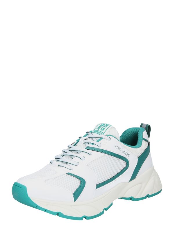 STEVE MADDEN STEVE MADDEN Ниски маратонки 'STANDOUT'  зелено / бяло