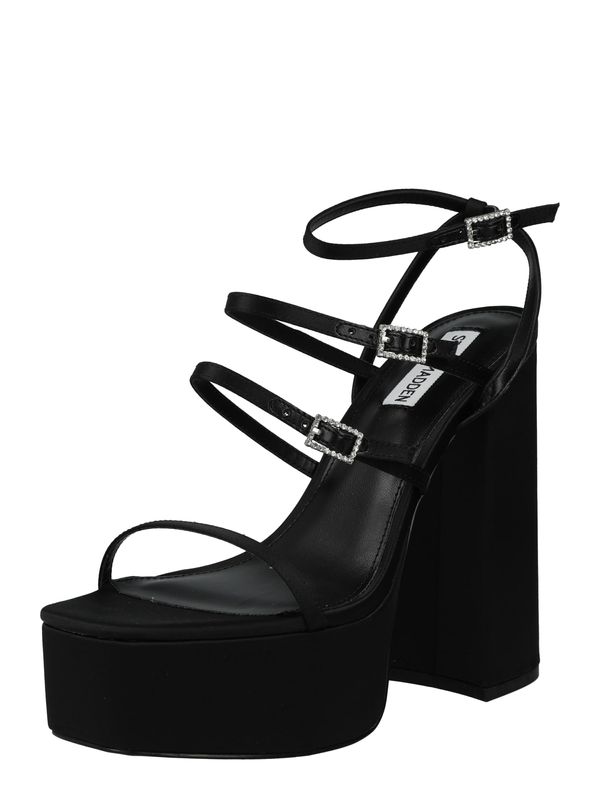 STEVE MADDEN STEVE MADDEN Сандали с каишка 'Elavator'  черно / прозрачно