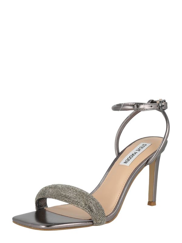 STEVE MADDEN STEVE MADDEN Сандали с каишка 'Entice'  сребърно сиво