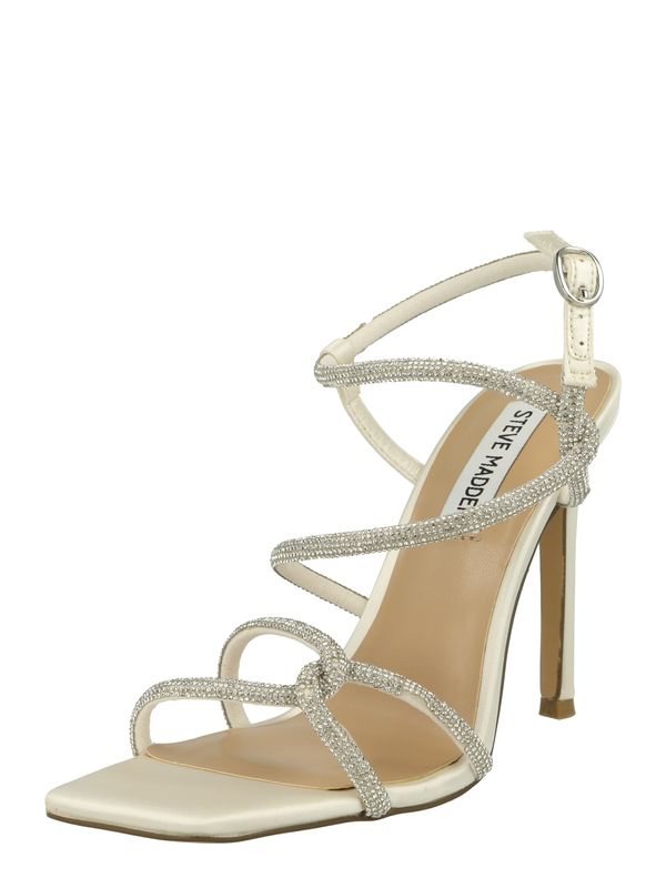 STEVE MADDEN STEVE MADDEN Сандали с каишка 'IMPLICIT'  бежово / сребърно