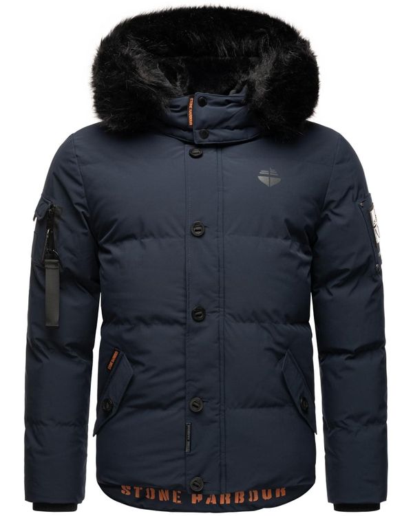 STONE HARBOUR STONE HARBOUR Зимно яке 'Halvaar'  нейви синьо