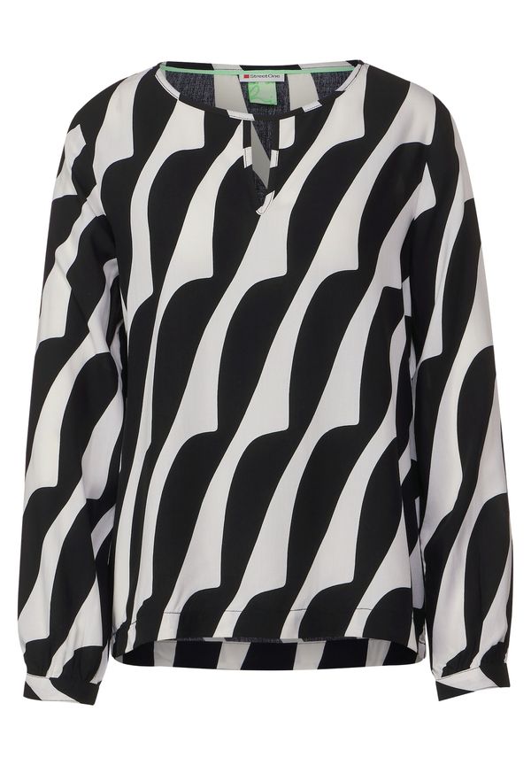STREET ONE STREET ONE Блуза  черно / бяло