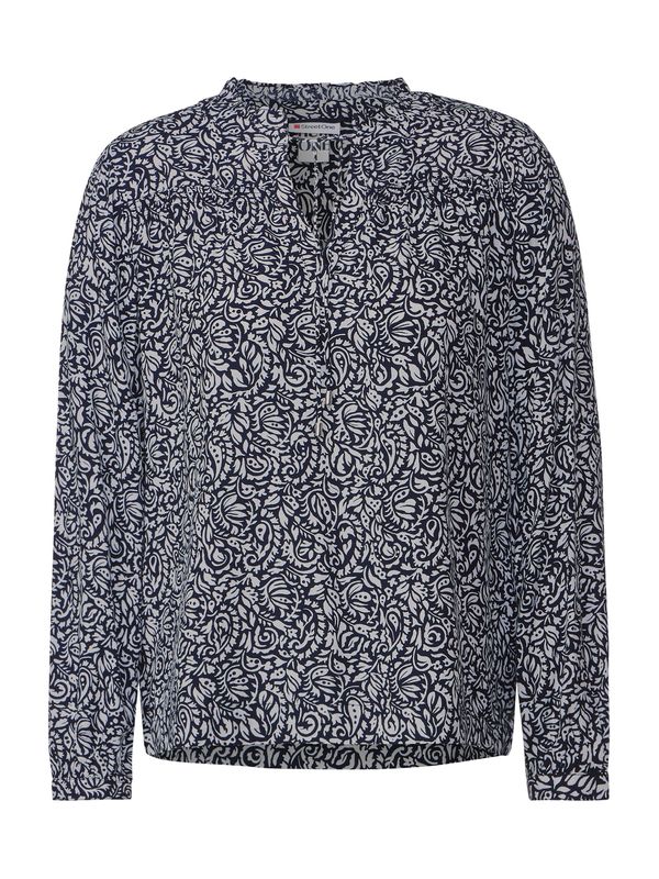 STREET ONE STREET ONE Блуза  морскосиньо / бяло