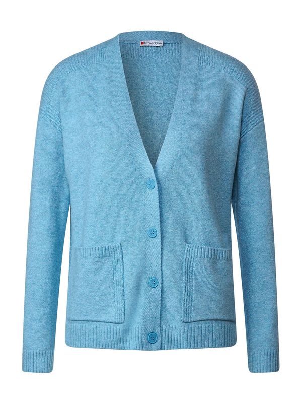 STREET ONE STREET ONE Плетена жилетка  светлосиньо