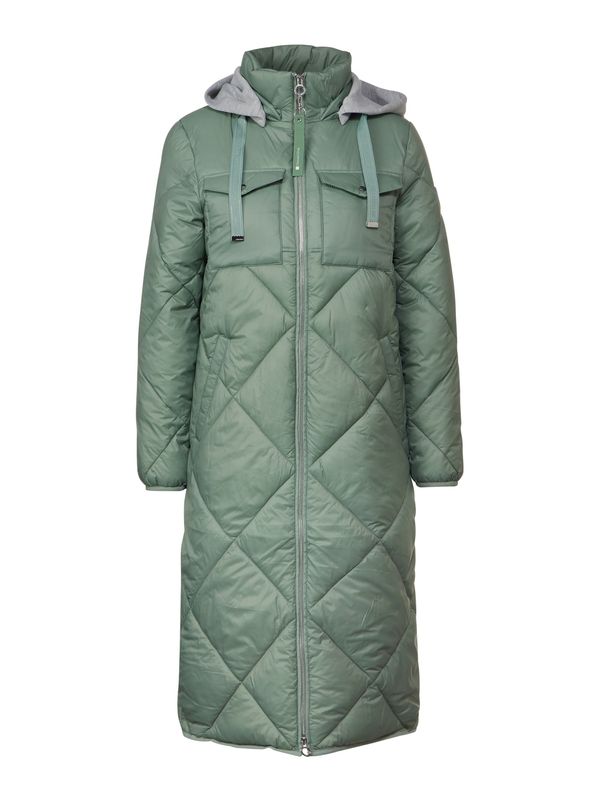 STREET ONE STREET ONE Преходно палто  сив меланж / пастелно зелено