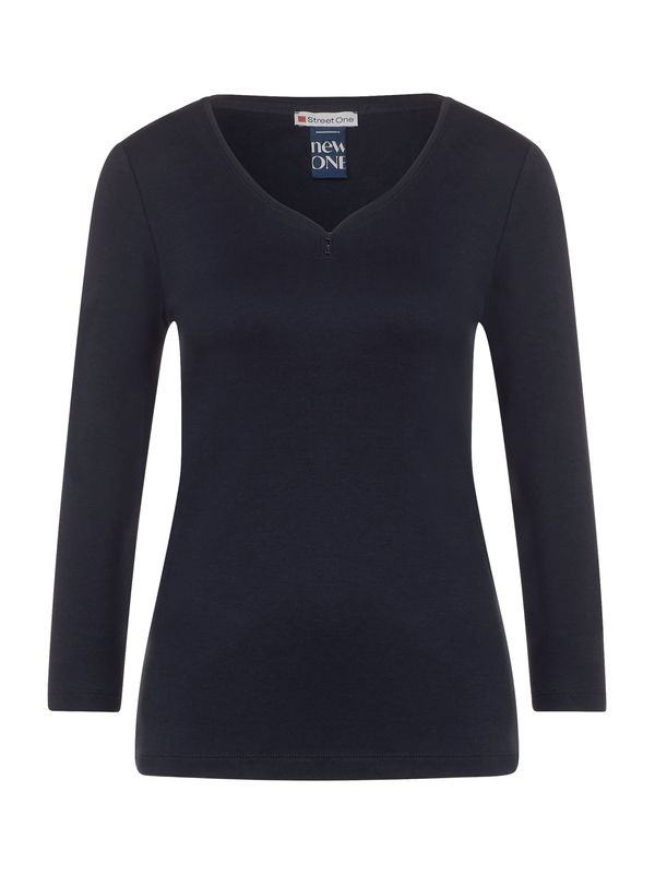 STREET ONE STREET ONE Тениска  нейви синьо