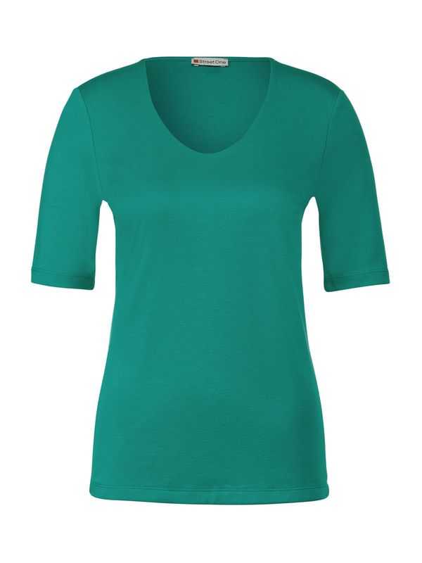 STREET ONE STREET ONE Тениска 'Palmira'  смарагдово зелено