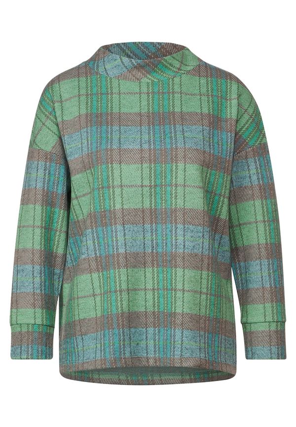 STREET ONE STREET ONE Тениска  синьо / сиво / зелено