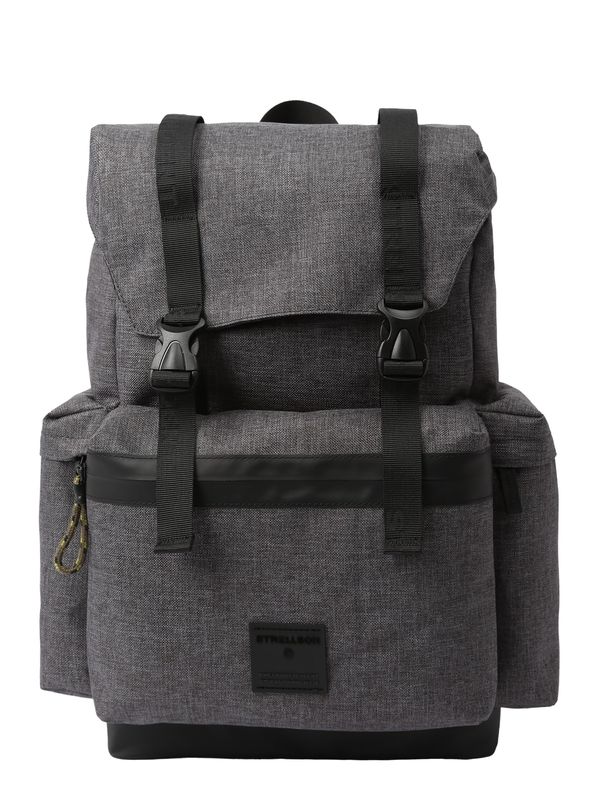STRELLSON STRELLSON Раница  сив меланж / черно