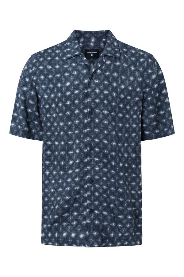 STRELLSON STRELLSON Риза 'Cliro'  тъмносиньо / бяло