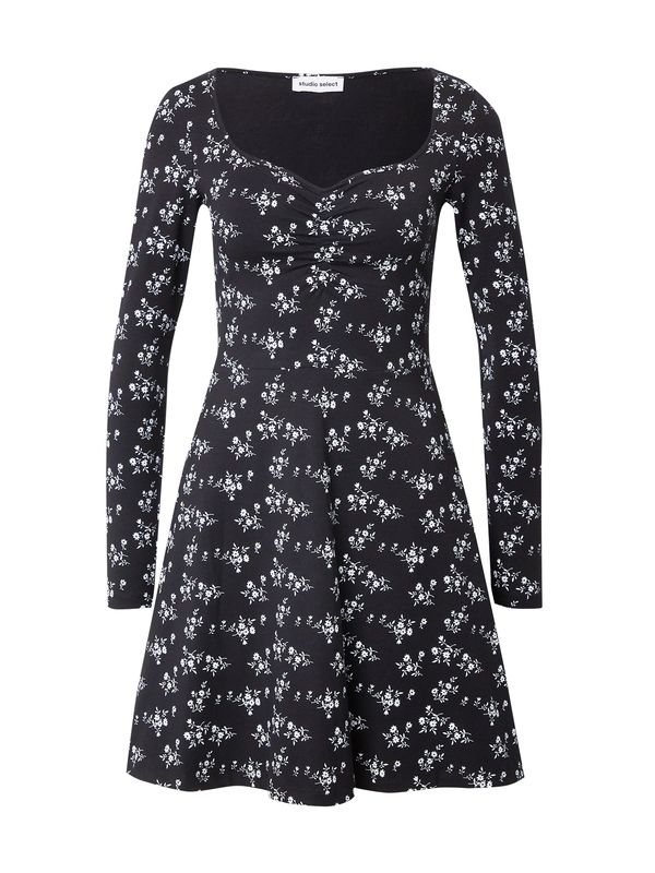 STUDIO SELECT STUDIO SELECT Рокля 'Tara'  черно / бяло