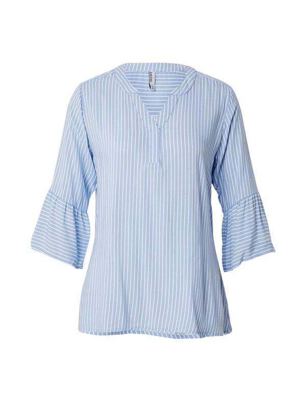 Sublevel Sublevel Блуза  светлосиньо / бяло