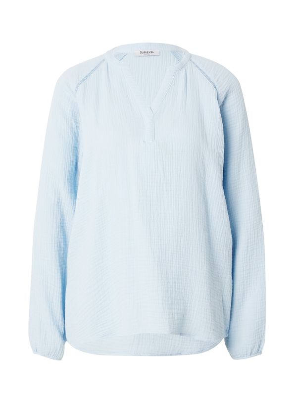 Sublevel Sublevel Блуза  светлосиньо