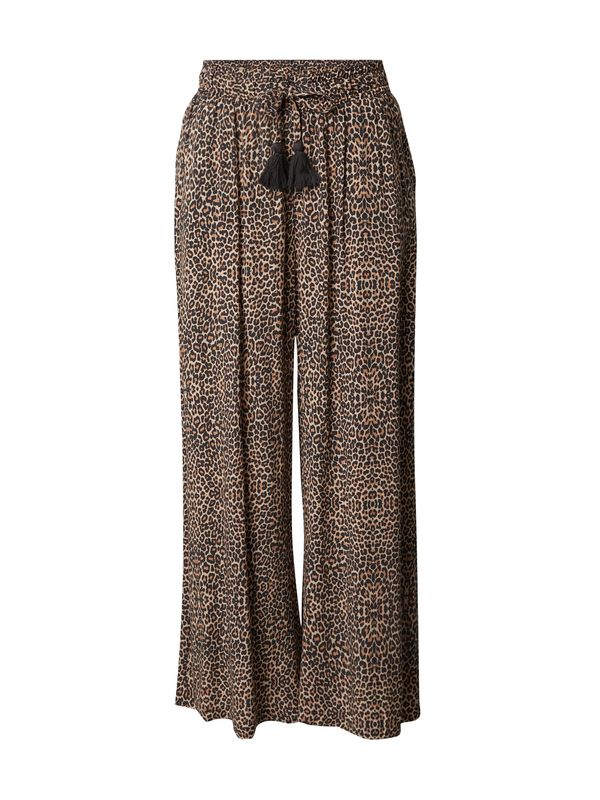 Sublevel Sublevel Панталон  бежово / кафяво / тъмнокафяво