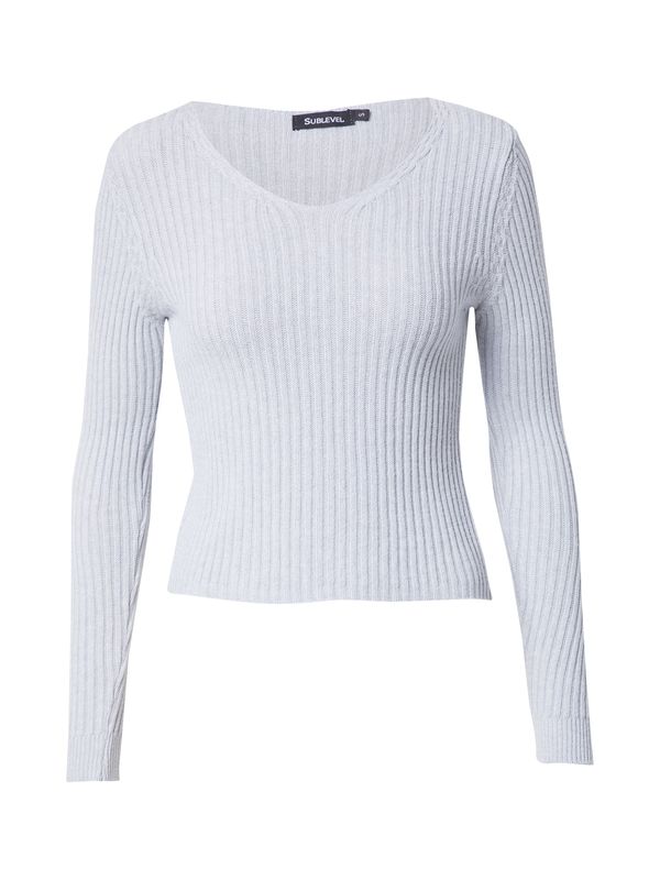 Sublevel Sublevel Пуловер  светлосиво