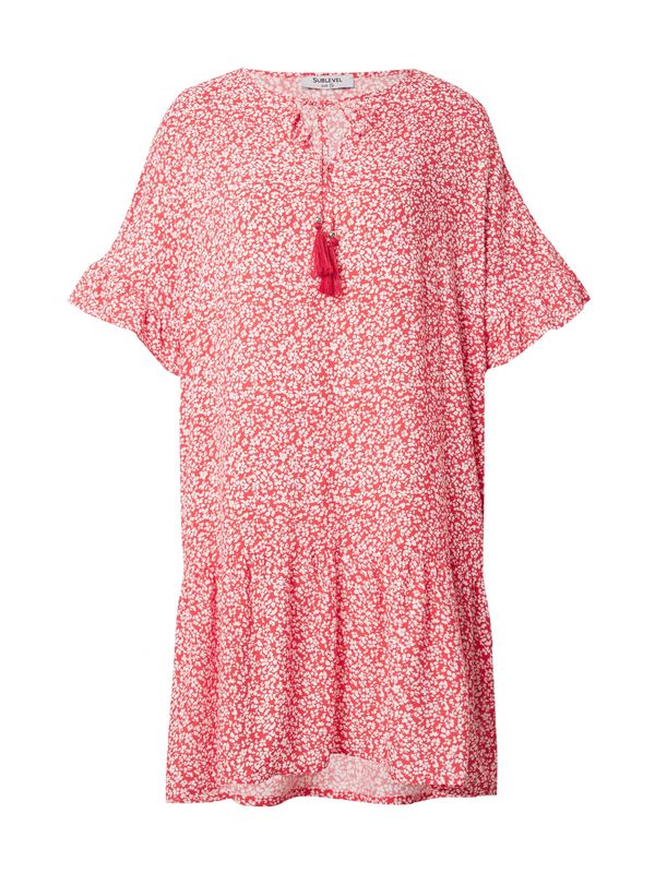 Sublevel Sublevel Рокля  червено / бяло
