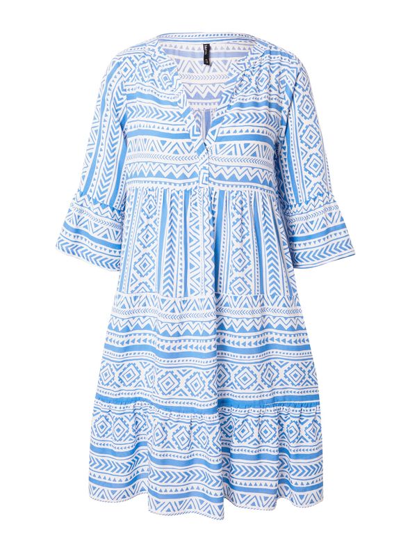 Sublevel Sublevel Рокля 'Kleid mit Volants'  синьо