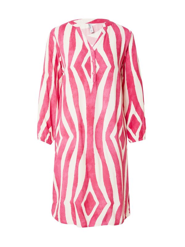 Sublevel Sublevel Рокля  малина / бяло