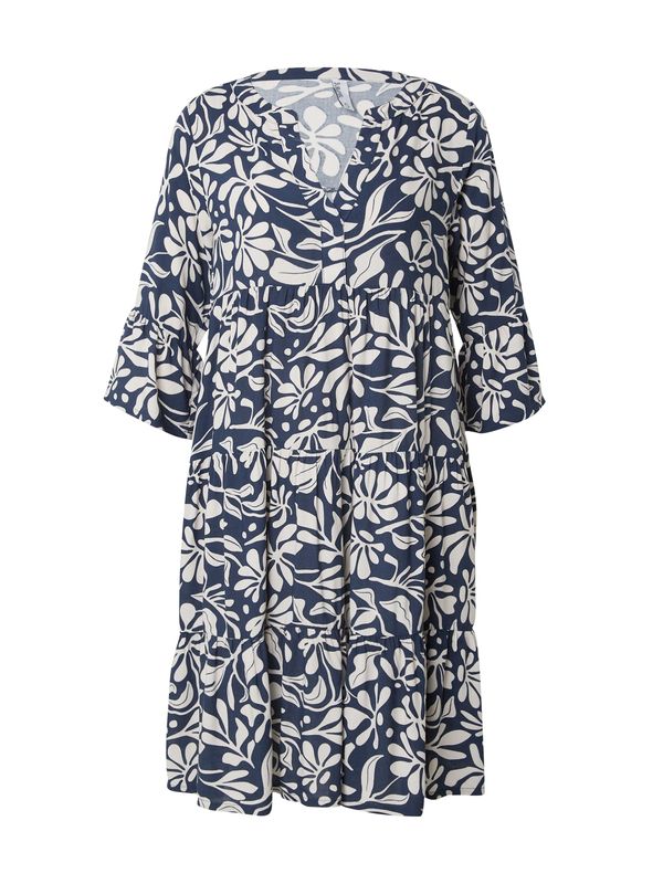 Sublevel Sublevel Рокля  нейви синьо / бяло