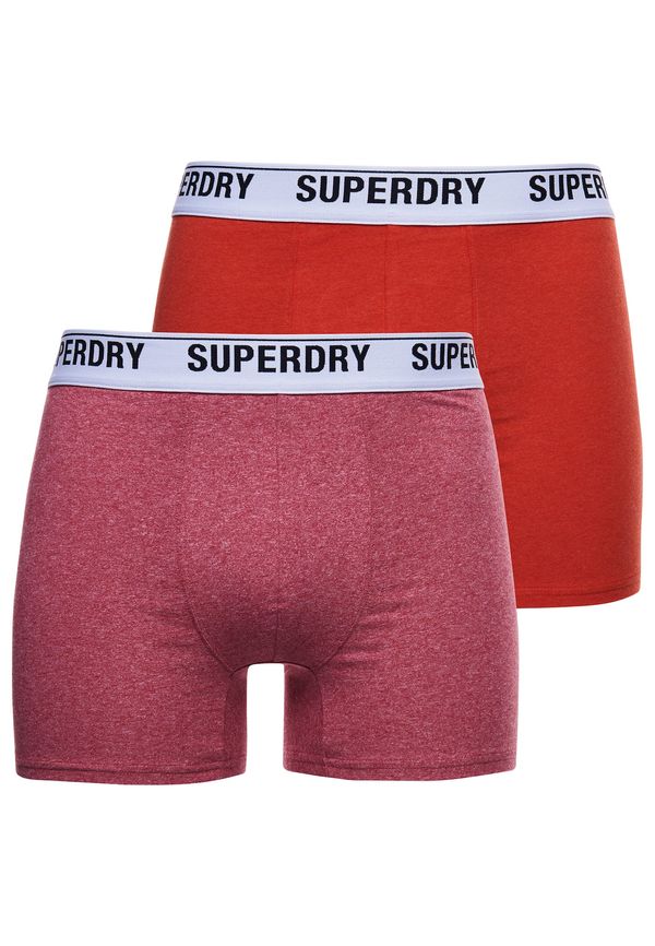 Superdry Superdry Боксерки  оранжево / червен меланж / черно / бяло