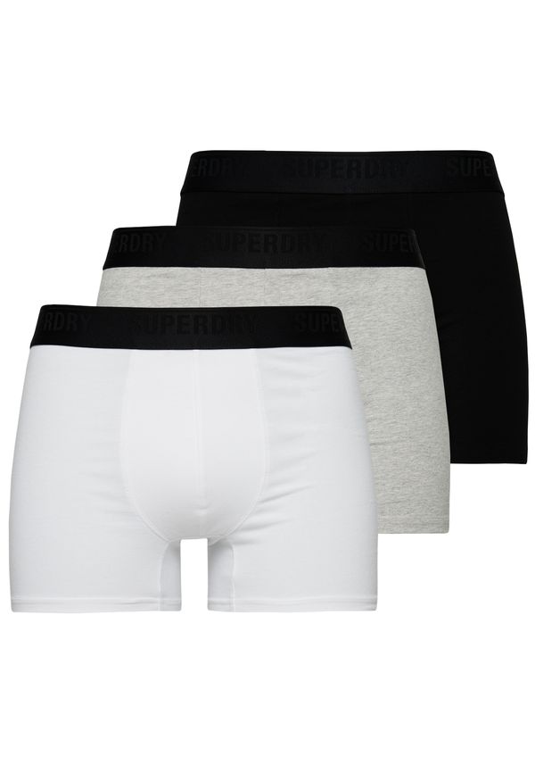 Superdry Superdry Боксерки  сив меланж / черно / бяло