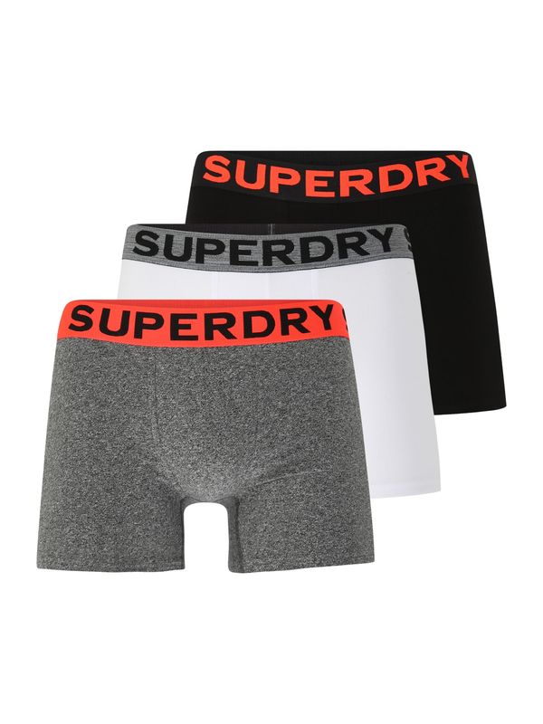 Superdry Superdry Боксерки  сив меланж / червено / черно / бяло