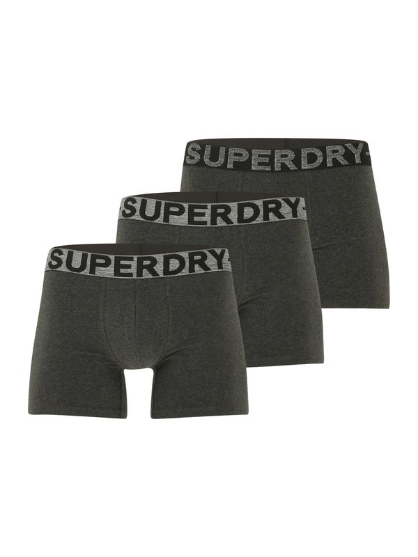 Superdry Superdry Боксерки  сиво / черно / черен меланж