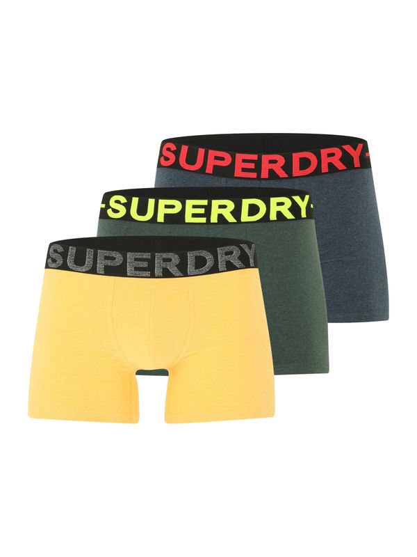 Superdry Superdry Боксерки  жълто / тъмносиво / тъмнозелено