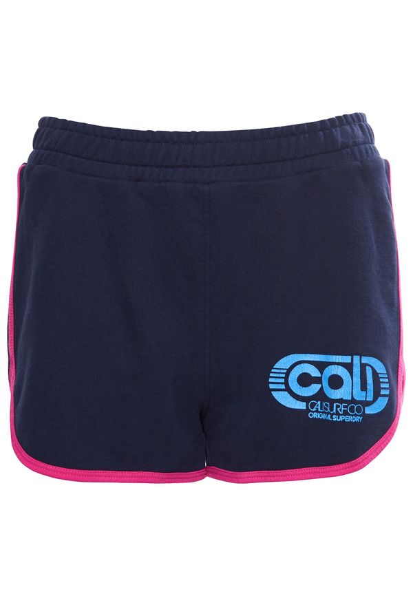 Superdry Superdry Панталон 'Cali'  морскосиньо / светлосиньо / червено