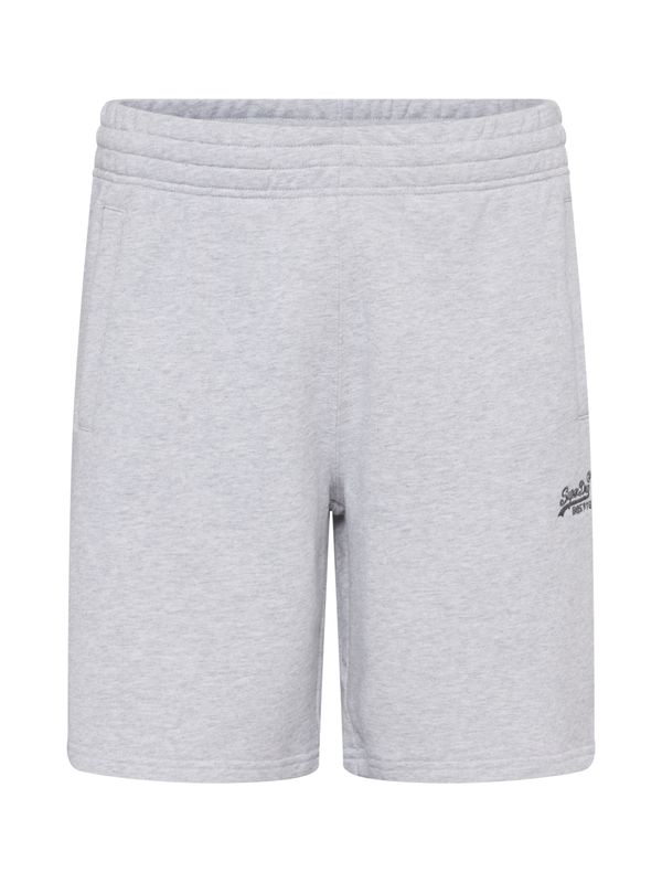 Superdry Superdry Панталон 'ESSENTIAL'  сив меланж