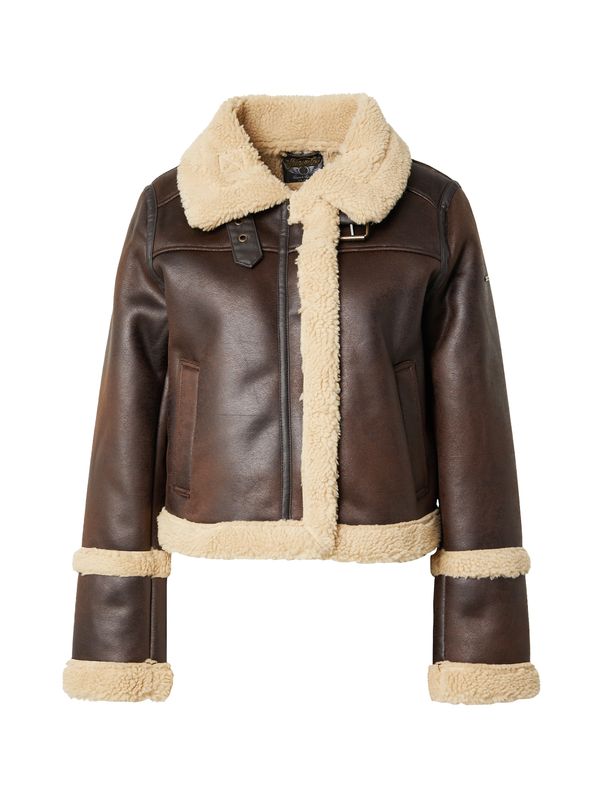 Superdry Superdry Преходно яке  бежово / тъмнокафяво