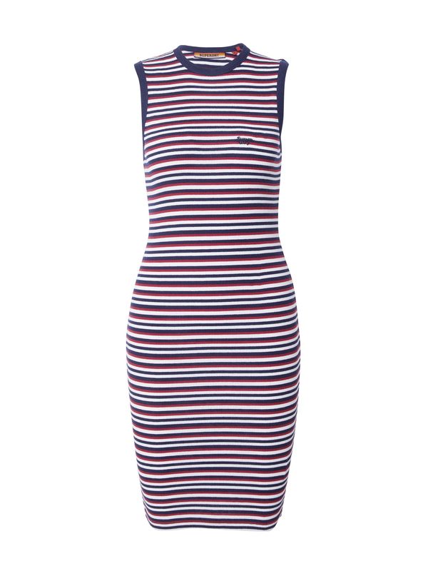 Superdry Superdry Рокля  морскосиньо / червено / бяло