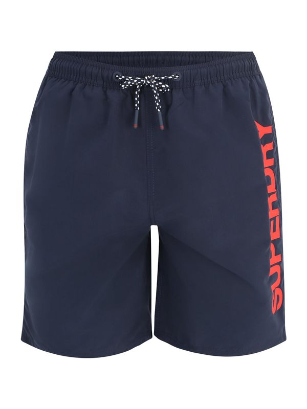 Superdry Superdry Шорти за плуване  нейви синьо / светлочервено
