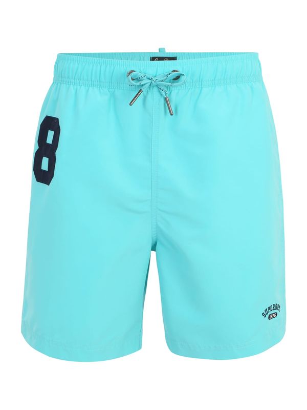 Superdry Superdry Шорти за плуване  нейви синьо / светлосиньо