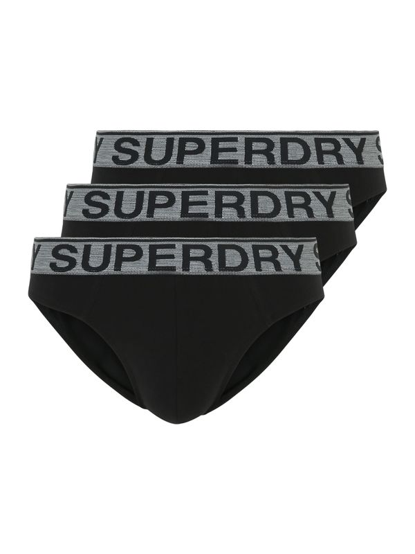 Superdry Superdry Слип  сиво / черно