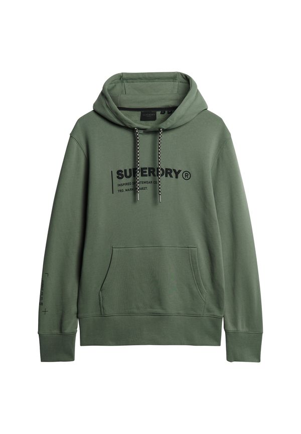 Superdry Superdry Суичър  зелено / черно