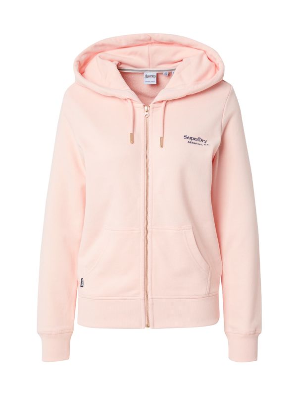 Superdry Superdry Суичъри с качулка 'Essential'  тъмносиньо / бледорозово